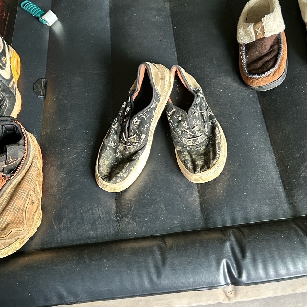 Hey Dude Black Slip-On Sneakers